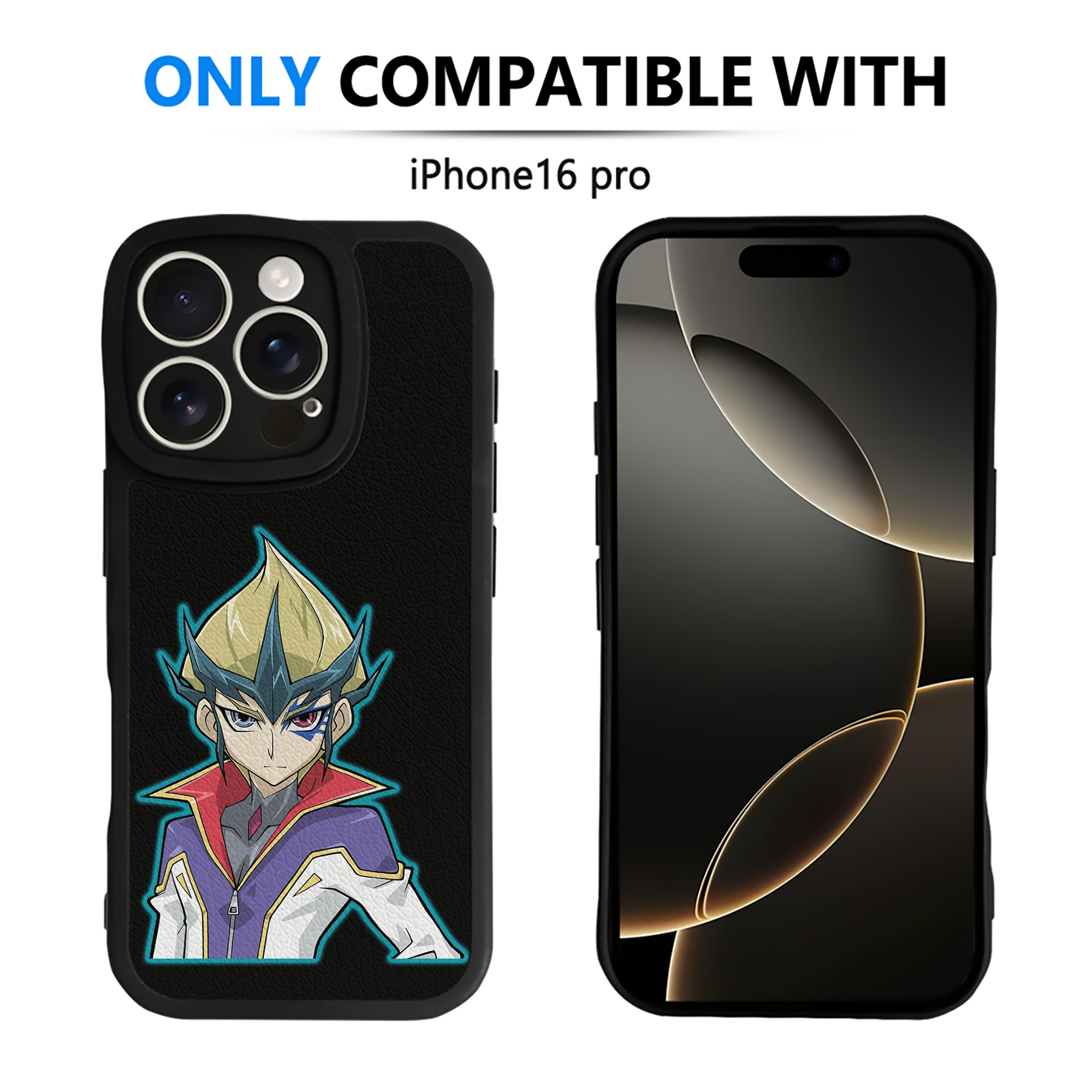 遊☆戯☆王 Yu-Gi-Oh! 【iPhone 16シリーズ対応】シリコンスマホケース（レザー調） 材質：シリコン
